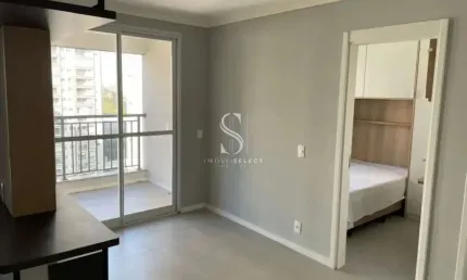 Condomínio Living Concept Panamby - Studio de 39m² com 1 dormitório, 1 varanda e 1 vaga.