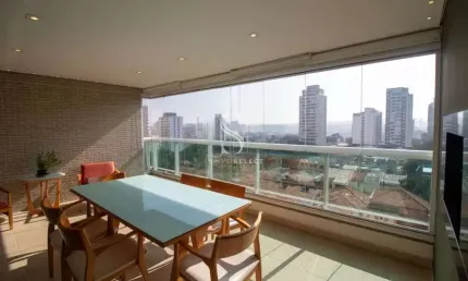 Condomínio practical life campo belo - apartamento de 165m² com 3 suítes, 5 banheiros e 3 vagas.