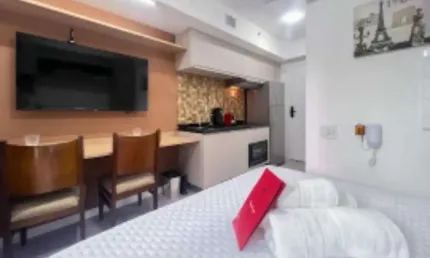 Id jauaperi, studio com 1 quarto,, 21m , mobiliado, moema