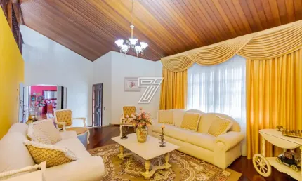 Casa com 3 quartos à venda na rua lauro dos santos milão, 49, pilarzinho, curitiba, 395 m2 por r$ 1.680.000