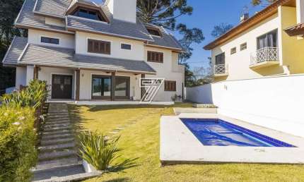 Casa em condomínio fechado com 4 quartos à venda na Rua Luiz Tramontin, 1220, Campo Comprido, Curitiba, 678 m2 por R$ 3.850.000