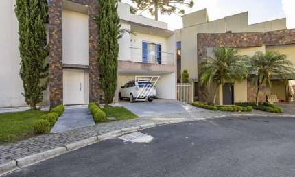 Casa em condomínio fechado com 3 quartos à venda na Rua Eduardo Geronasso, 1958, Bacacheri, Curitiba, 225 m2 por R$ 1.490.000