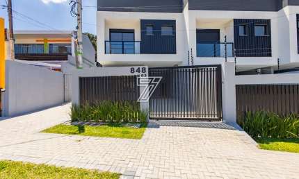 Casa em condomínio fechado com 4 quartos à venda na Rua Albano Reis, 848, Bom Retiro, Curitiba, 193 m2 por R$ 1.300.000