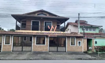Casa a 200m da praia, com 4 dormitórios à venda, 260 m² por r$ 1.050.000 - indaiá - caraguatatuba/sp