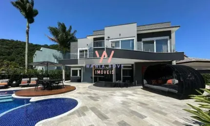 Casa de Alto Padrão com 5 dormitórios à venda, 400m² por R$5.830.000 - Massaguaçu - Caraguatatuba/SP
