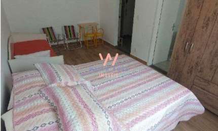 Apartamento kitnet, com 1 dormitório, à venda por R$ 240.000 - Centro - Caraguatatuba/SP