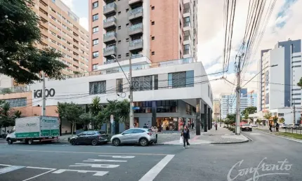 Sala comercial para alugar na Rua Professor Dario Velloso, 26, Vila Izabel, Curitiba, 104 m2 por R$ 5.000