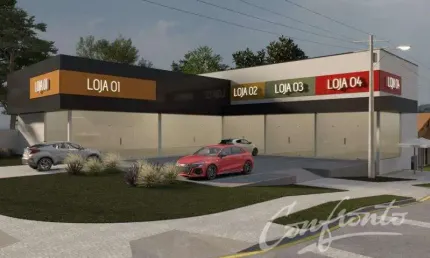 Ponto comercial para alugar na avenida jacob macanhan, 4100, centro, pinhais, 413 m2 por r$ 32.000