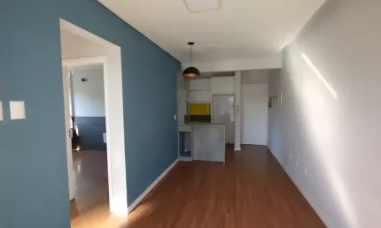 Belíssimo apartamento semi mobiliado com sacada com churrasqueira em areias