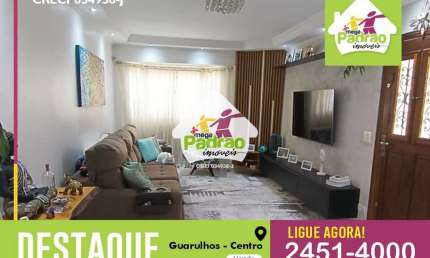Sobrado com 3 quartos, Centro, Guarulhos - R$ 850 mil, Cod: 6446