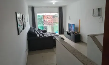 Casa em condomínio fechado com 2 quartos à venda na Cidade Naútica, São Vicente 
