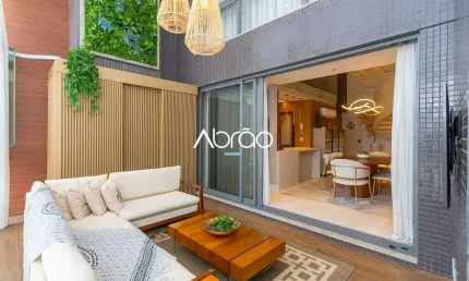 Apartamento garden triplex de 3 quartos mobiliado no Mercês, em Curitiba – 400 m² | Ref 338