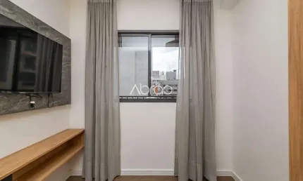 Apartamento mobiliado à venda no batel – 1 quarto - 24 m² - ideal para morar ou investir | ref 482