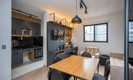 Apartamento mobiliado com 2 quartos à venda no centro de curitiba – brigadeiro towers | ref 553