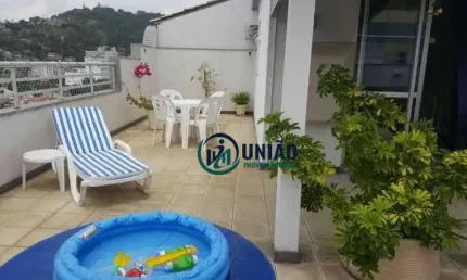 Cobertura com 4 dormitórios à venda, 197 m² por R$ 1.050.000,00 - Santa Rosa - Niterói/RJ