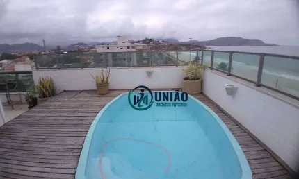 Cobertura com 3 quartos sendo 2 suítes à venda, 260 m² por R$ 2.450.000 - Piratininga - Niterói/RJ