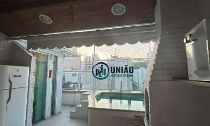 Excelente cobertura duplex, com 3 dormitórios, sendo duas suites, uma vaga, piscina, churrasqueira, miolo de Icaraí!!