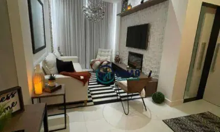 PORTEIRA FECHADA: Apartamento todo reformado, montado e decorado, com 1 dormitório, vista total mar!!