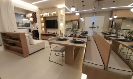 Lindo apartamento com 2 dormitórios e varanda próximo a estação giovanni