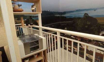 Apartamento com 2 dormitórios e lazer com piscina com entrada de até $200 reais