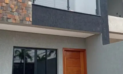 Lindo sobrado com 118 m²/ 3 Dorm./ Suíte/ Área Gourmet/ Lavabo/ Wanel Ville