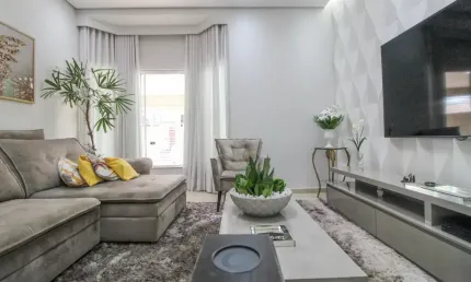 Sobrado mobiliado à venda no Wanel Ville IV/ 3 Dorm./ Área gourmet/ Só 750 mil