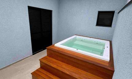 Casa em cond. alto padrão/ 3 dorm./ Suíte/ SPA hidro/ 4 vagas/ Wanel Ville