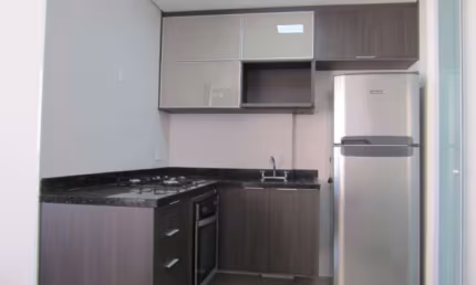 Apto Studio mobiliado no Campolim/ 1 Suíte/ Sacada/ Lazer/ Aluguel 2.700,00