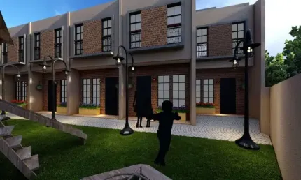 Sobrado novo em cond./ jd. europa/ 2 dorm./ área gourmet/ quintal/ só r$ 355 mil