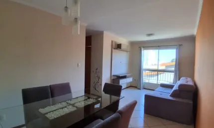 Apto semi mobiliado 62 m²/ 2 dorm./ sacada/ aluguel r$ 2.200,00