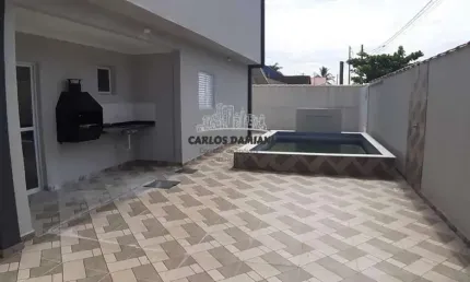 Casa sobreposta para venda em itanhaém, jardim grandesp, 2 dormitórios, 1 suíte, 2 banheiros, 2 vagas