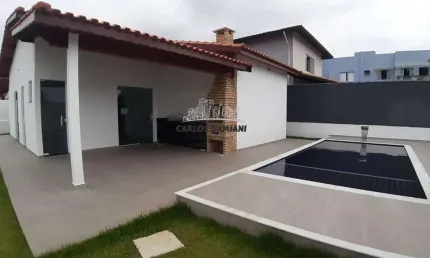 Casa para venda em itanhaém, jardim bopiranga, 3 dormitórios, 2 suítes, 3 banheiros, 2 vagas