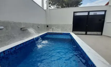 Casa para venda em itanhaém, jardim bopiranga, 3 dormitórios, 1 suíte, 2 banheiros, 2 vagas