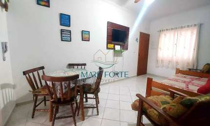 APARTAMENTO MOBILIADO, COM QUINTAL PRIVATIVO, PRÓXIMO A PRAIA GRANDE!