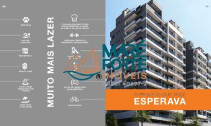 EMPREENDIMENTO A 700 METROS DO MAR COM ÁREA DE LAZER COMPLETA!!