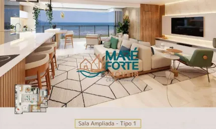 EMPREENDIMENTO INCRÍVEL A BEIRA MAR COM ESTRUTURA DE LAZER COMPLETA!