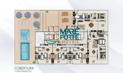 Apartamento com 2 dormitórios novo 300 metros da praia dos toninhas