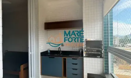 Lindo apartamento com vista para o mar e varanda gourmet