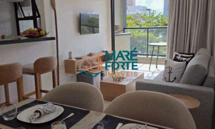 Apartamento mobiliado com vista parcial para o mar no Itaguá Ubatuba!