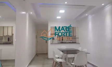 Apartamento mobiliado a menos de 100m da praia grande!!