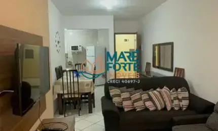 Apartamento com 2 dormitórios 500 metros da praia grande