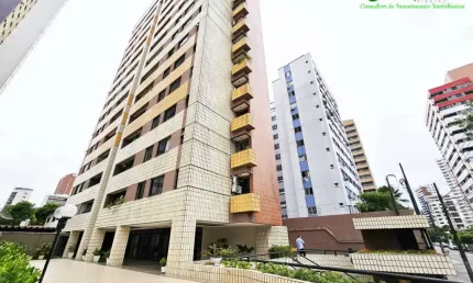 Apartamento na aldeota de 3 quartos, 2 suítes, 2 vagas, nascente