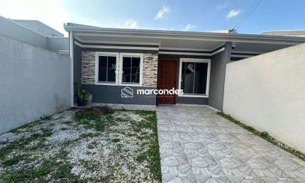 Casa em condomínio fechado com 2 quartos para alugar na Rua Biguá, 1337, Gralha Azul, Fazenda Rio Grande por R$ 1.700