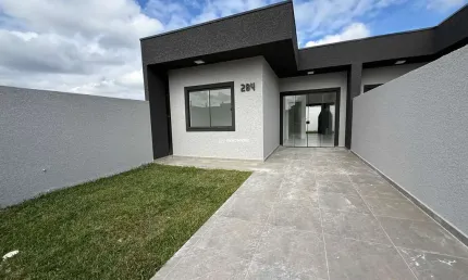 Casa com 3 quartos à venda na rua guilherme lang, 284, jardim veneza, fazenda rio grande por r$ 420.000