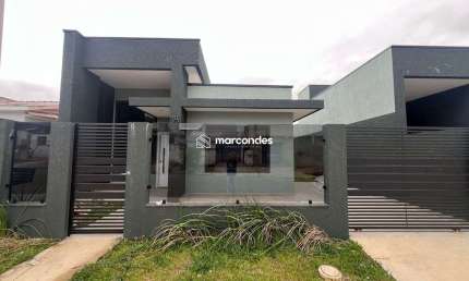 Casa com 3 quartos à venda na Rua Mário Quintana, 24, Jardim Veneza, Fazenda Rio Grande por R$ 420.000
