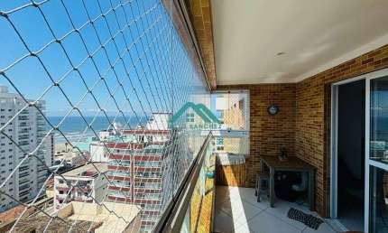 Apartamento Mobiliado com Vista Panorâmica para o Mar – Ocian, Praia Grande
