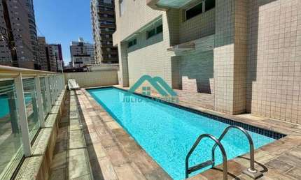Apartamento 1Dorm, Mobiliado - Piscina, 50m Praia, R$340.000,00 á vista!!!