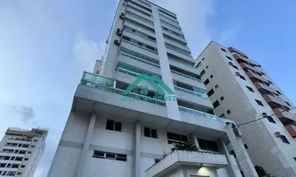 Apartamento 1 Suíte c/ Sacada Gourmet, Mobiliado - 200m da Praia - R$355 mil