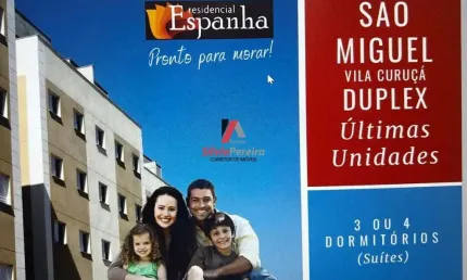 Apartamento (Duplex) para Venda, 3 dorm(s), 1 suite(s), 1 vaga(s), 82 m²