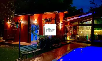 Casa de Campo para Venda em Santana de Parnaíba, Parque Vila Rica, 7 dormitórios, 2 suítes, 4 banheiros